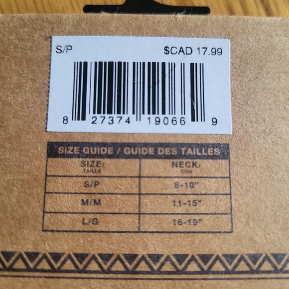 🐾 NEW Beaver Canoe Dog Scarf/Neck Warmer SML - Picture 3 of 3